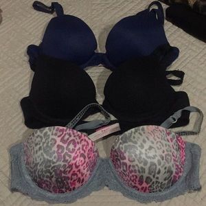 Pink Victoria’s Secret bras!
